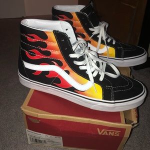 Vans sk8hi flames men’s